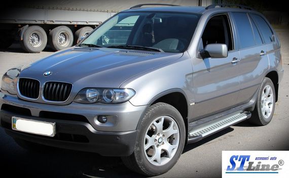 Задняя защита Special (нерж) для BMW X5 E-53 1999-2006 гг | Зображення 2