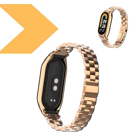 Ремінець XPRO металевий стильний для Mi Band 5/6 № 4 (MAW-42933_359) | Зображення 1