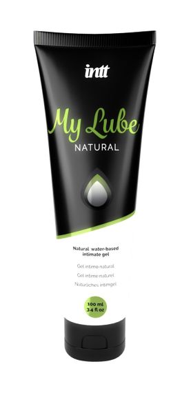 Гель для інтимної гігієни - Intt My Lube Natural Water-based Intimate Gel, 100 мл sexstyle