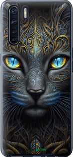 Чохол на Oppo A91 Кішка "5548t-1884-2448"