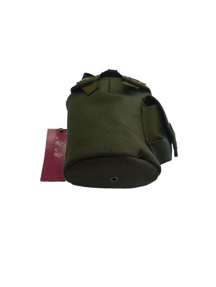 Фляга пластикова М&М 1000 мл Чорна в чохлі Вид 2 Olive green Хакі (213568) | Зображення 2