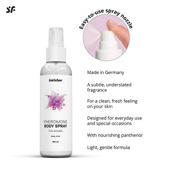 Спрей для тіла з феромонами Satisfyer Pheromones Body Spray For Women 150 мл | Зображення 2