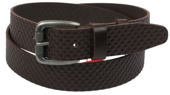 Ремінь під джинси Skipper коричневий 3,8 см