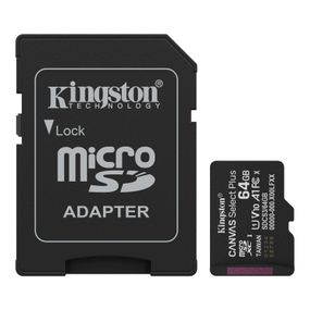Карта памяти Kingston 64GB microSDXC class 10 UHS-I V10 A1 Canvas Select Plus (SDCS3/64GB)