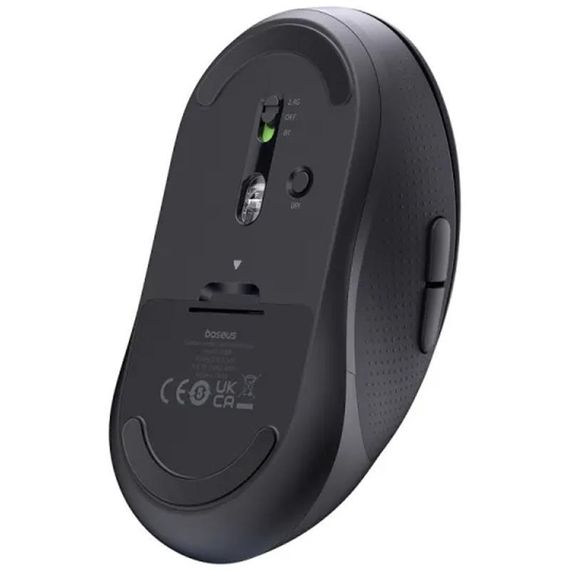 Мышь беспроводная Baseus F02 Ergonomic Bluetooth (B010555) Cluster Black | Зображення 4