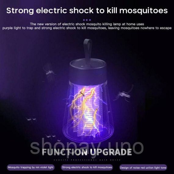 Уничтожитель насекомых для дома Electronic shock Mosquito killing lamp для похода на природу TV-99 | Зображення 7