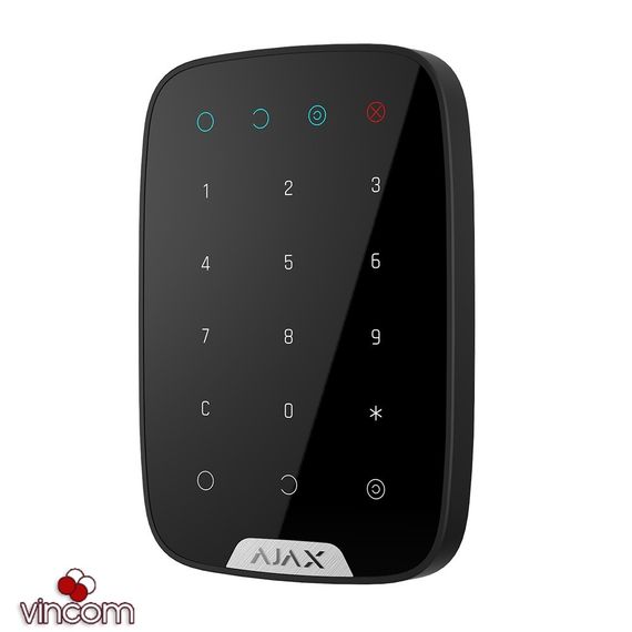 Беспроводная сенсорная клавиатура Ajax KeyPad black | Зображення 3