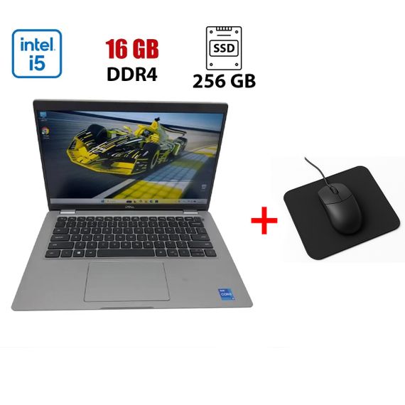Ультрабук Dell Latitude 5420 / 14" (1920x1080) IPS / Intel Core i5-1145G7 (4 (8) ядра по 2.6 - 4.4 GHz) / 16 GB DDR4 / 256 GB SSD M.2 / Intel Iris Xe Graphics / WebCam б/в + Подарунок Мишка та килимок