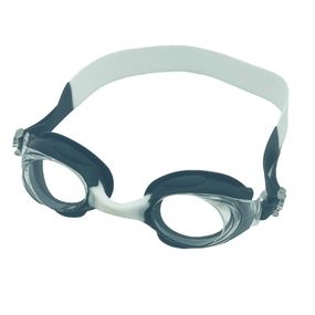 Детские очки для плавания "Swim Goggles" NE-PL-55-MLT-BK серо-белый
