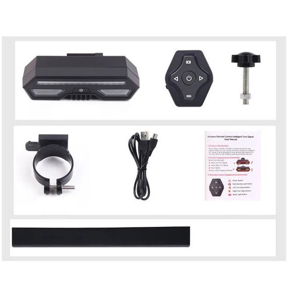 Трекер GPS велосипедний V03B Bike Tacker+Auto Tail Light 2in1 SIM (4GLTE+3GWCDMA+2GGSM) 140/2400mAh Black | Зображення 2