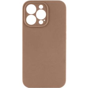 Чохол Silicone Case Full Camera Protective (AA) NO LOGO для Apple iPhone 16 Pro Max (6.9") Бежевий / Desert Gold