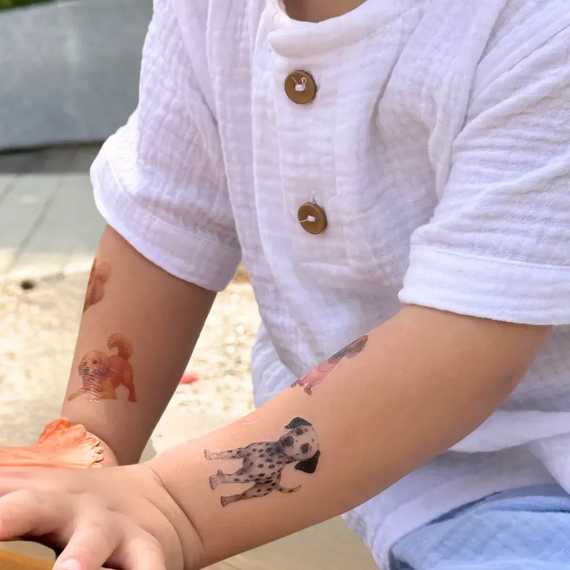 Тату тимчасове в наборі Собачки Tattooshka LB-199 Різнокольоровий shop (4829000018688) | Зображення 1