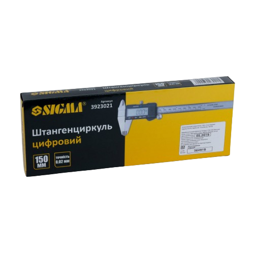 Штангенциркуль цифровий 150 мм 0,02 мм SIGMA | Зображення 4