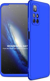 Чохол GKK 360 градусів для Xiaomi Redmi Note 11 5G / Poco M4 Pro 5G колір Синій