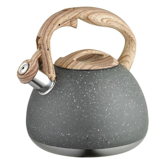 Чайник для газових плит Unique UN-5306 2,7 л | Металеві чайники | Гарний чайник ET-889 зі свистком | Зображення 2