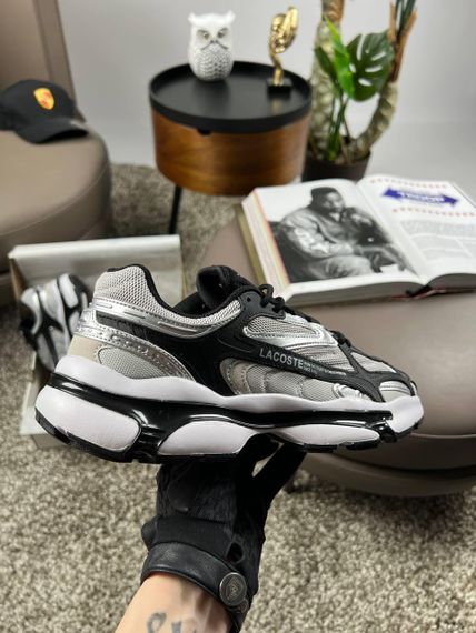 Чоловічі кросівки Lacoste L003 2K24 Grey Black Silver (текстиль) A3923 42 26,5 | Зображення 5