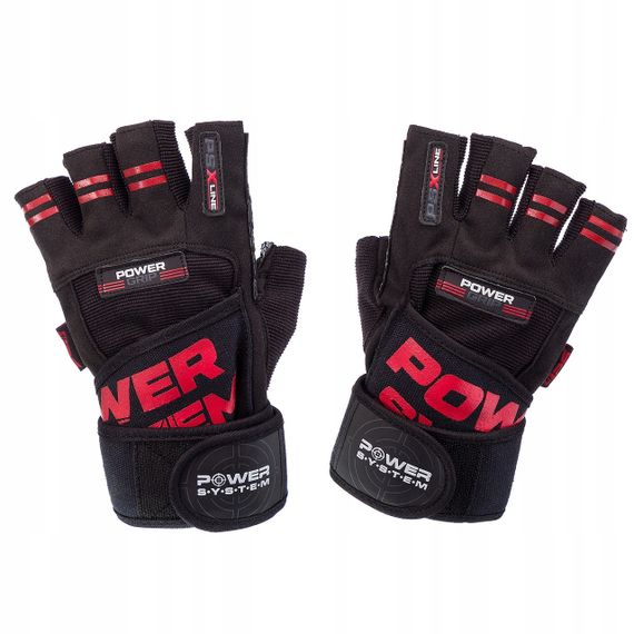 Рукавички для фітнесу Power System PS-2800 Red M | Зображення 5
