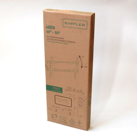 Наклонное крепление для ТВ 32-65&quot; Simpler 48EN (48EN) | Зображення 4