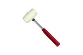 Киянка Intertool - 680 г х 80 мм белая, ручка металл (HT-0235)