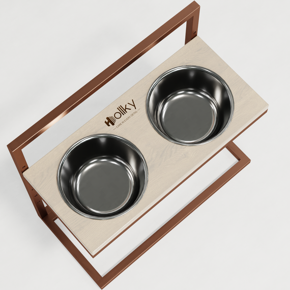 Миски на регулируемой подставке для больших собак Hollky Flex L (2 × 1.8 л) FL-502850-GLWH | Зображення 17