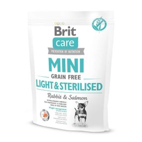 Brit Care GF Mini Light & Sterilised 0.4 кг сухий корм для стерилізованих собак мініатюрних порід