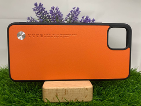 Чохол накладка Google Pixel 4XL шкіра оранжевий