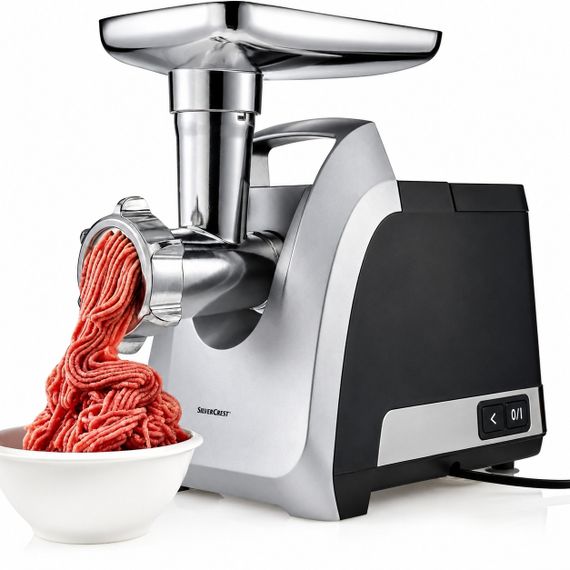 Мясорубка электрическая Silver Crest SFW 800 A1, 2200 Вт, с металлическим шнеком и реверсом, для дома и кухни | Зображення 3