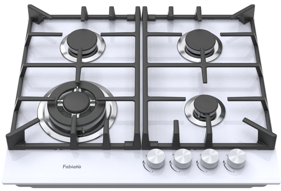 Газова варильна панель Fabiano FHG 1044 VGHT2 White Glass 8111.406.1491