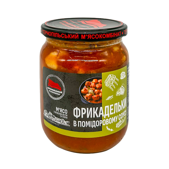 Фрикадельки в помидорном соусе Тернопольский мясокомбинат 500 г