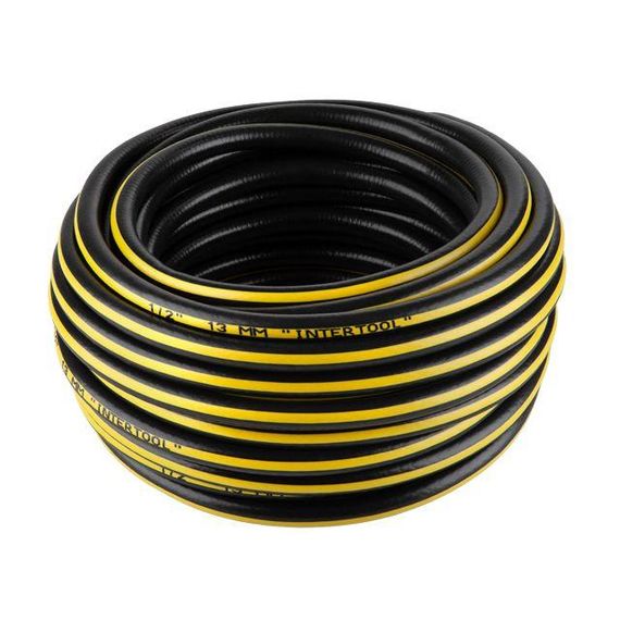 Шланг для води 4 шаровий, 1/2", 20 м, армований, PVC INTERTOOL GE-4103 | Зображення 3