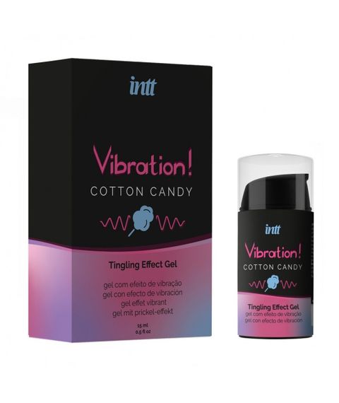 Рідкий вібратор INTT VIBRATION COTTON CANDY 15 ml Sex Aura