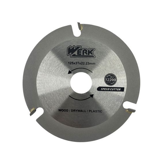 Універсальний диск по дереву для КШМ Werk 125х37х22,23 мм