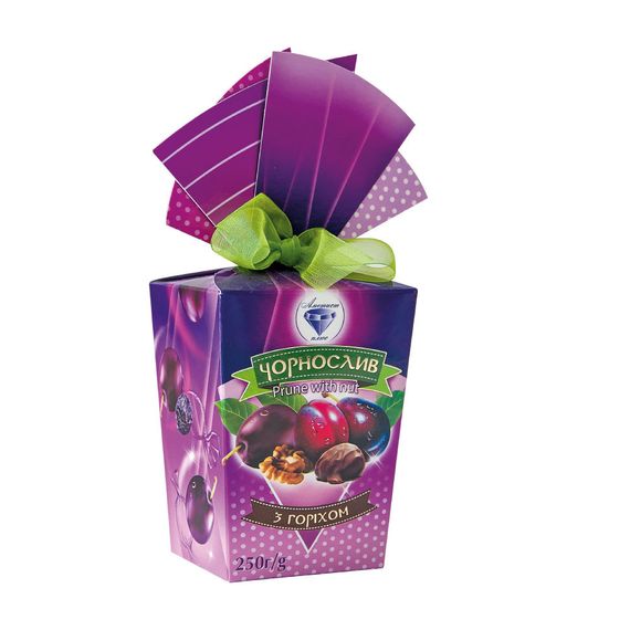 Набір цукерок Чорнослив з горіхом АМЕТИСТ ПЛЮС 250г художня коробка (213677)