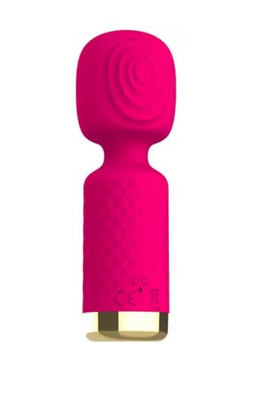 Вібромасажер для клітора "Small AV stick", колір рожевий, 10 режимів вібрації Sex Aura