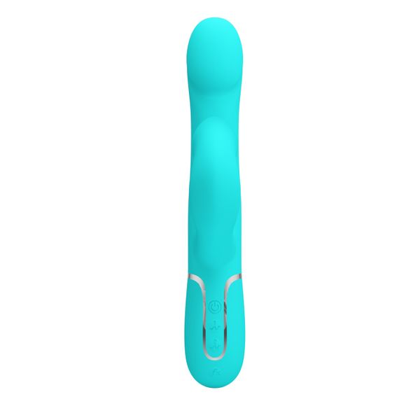 Вібромасажер із поступальним рухом серії Pretty Love - Falin Twinkled Tenderness Green 7 vibration functions 4 rolling Sex Aura | Зображення 3