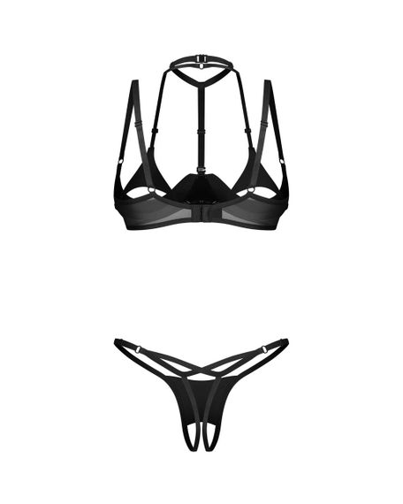 Комплект Obsessive Rolleya 2-pcs crotchless set L/XL Sex Aura | Зображення 4