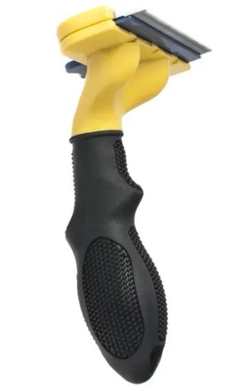 Фурмінатор для довгошерстих собак та кішок з кнопкою Furminator Short Hair Large 10 см | Зображення 1