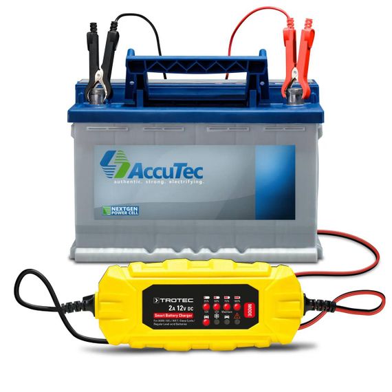 Зарядний пристрій для автомобільного акумулятора Trotec PBCS 2A, 12V, 4-60Ah (4675000001) | Зображення 3