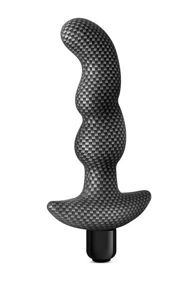 Анальна пробка з вібрацією 3-в-1 SPARK IGNITION PRV-02 CARBON FIBER | Зображення 4
