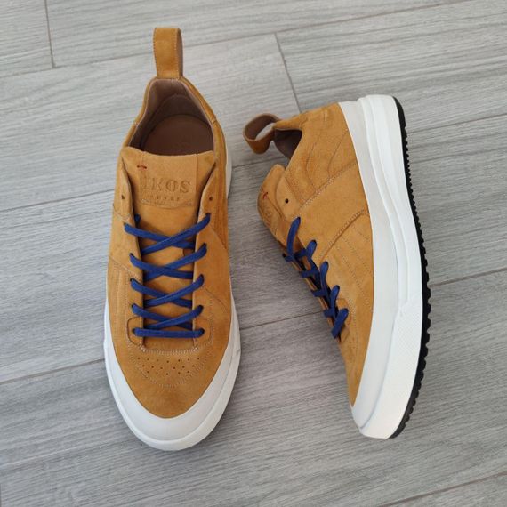 Стильные желтые кеды из замши 43 размер – на стопу 28,4 см | Зображення 2