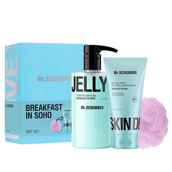 Подарунковий набір Mr. Scrubber Gift Set Breakfast in Soho