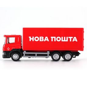 Автомодель дитяча Scania "Нова Пошта" TechnoDrive 250414U, масштаб 1:64