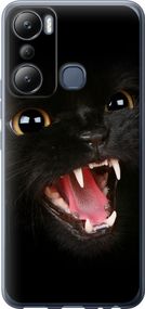Чехол на Infinix Hot 20i Чёрная кошка "932u-2964-17620"