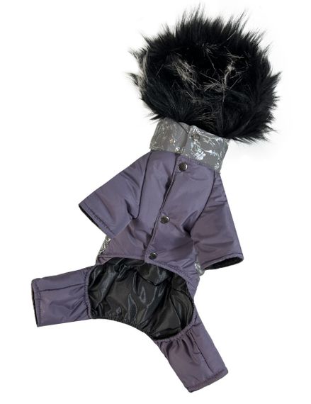 Зимовий комбінезон з світловідбиваючої тканини ажур A-79 | Зображення 5