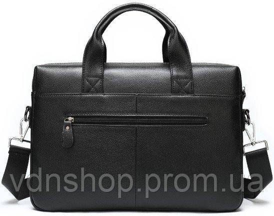 Мужская сумка для офиса 39x28×8, портфель папка для ноутбука и бумаг SK N76955 черный | Зображення 7