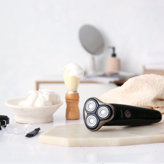 Машинка для стрижки бороди MAGIO MG-687 Бритва для бороди UO-779 Тример механічний | Зображення 1