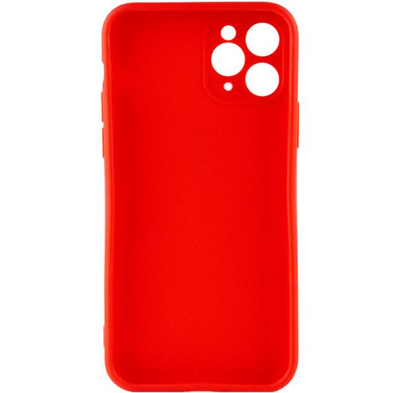 Силіконовий чохол Candy Full Camera для Apple iPhone 11 Pro Max (6.5") Червоний / Red | Зображення 1