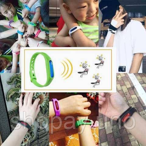 Силіконовий браслет від комарів MOSQUITO BRACELET