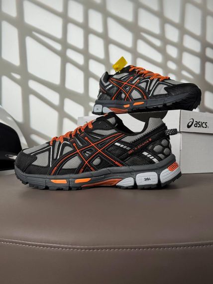 Кросівки ASICS Gel-Kahana 8 GTX Grey Black Orange весна / осінь A4543 | Зображення 6