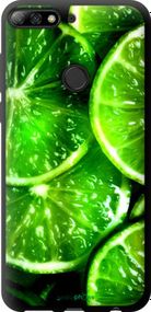 Чохол на Huawei Honor 7C Pro Зелені часточки лимона "852b-2070-2448"